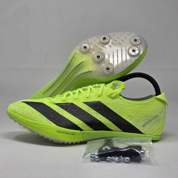 adidas Other - adidas Mens Sz 8.5 ADIZERO PRIME SP 3 STRUNG Track Spikes Lucid Lemon IH5800 NEW